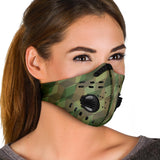 Geometric Army - Camouflage Design Two Premium Protection Face Mask