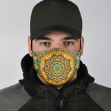 Bestseller Yellow Art Mandala Design Protection Face Mask