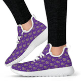 Lucky Purple Elephant Mesh Knit Sneakers