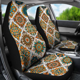 Orange Boho Magical World Car Seat Cover