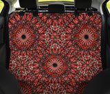 Red Spiritual Mandala Pet Seat Cover
