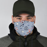 Sailor Style With Stripes Protection Face Mask