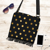 Luxury Golden Dots Crossbody Boho Handbag