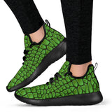 In Love With Crocodile Mesh Knit Sneakers