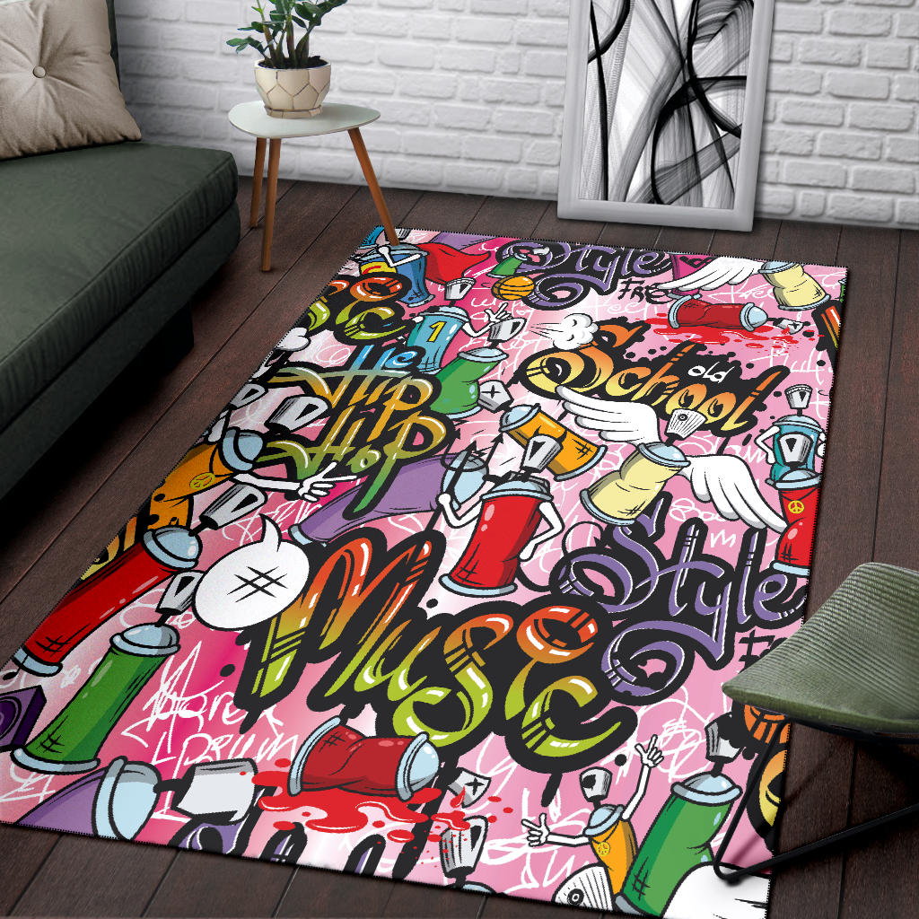 Hip Hop Rug Hip Hop Style Area Rug – This is iT Original