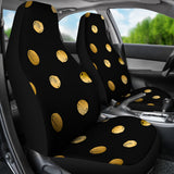 Luxury Golden Dots Car Seat Cover
