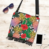 Summer Pineapple Love Crossbody Boho Handbag