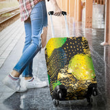 Energizing Neon Dots Luggage Cover