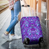 Psychedelic Violet Luggage Cover