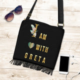 I Am With Greta Crossbody Boho Handbag