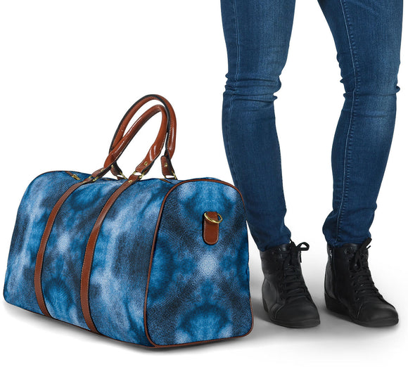 Blue Bohemian Luxury Bandana Style Travel Bag