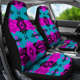 Pink Fire Car Seat Cover