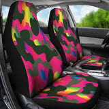 Pink Camouflage Car Seat Cover