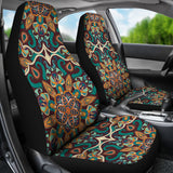 Ornamental Beige Heaven Car Seat Cover