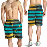 Luxury Neon Strips Men's Shorts