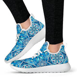 Blue Boho Magical World Mesh Knit Sneakers