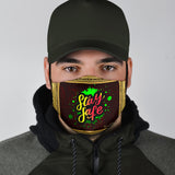 Magical Graffiti Stay Safe In Luxury Gold Frame Protection Face Mask