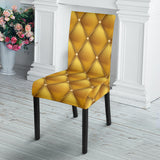 Exclusive Golden Pattern Dining Chair Slip Cover