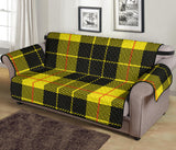 Yellow Tartan Passion 70'' Sofa Protector