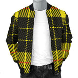 Yellow Tartan Passion Men's Bomber Jacket