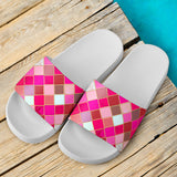 Pink Tiles Magical World Slide Sandals