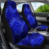 Dangerous Blue Car Seat Cover