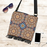 Ornamental Oriental Luxury Crossbody Boho Handbag