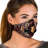 Luxury Red Persian Style Premium Protection Face Mask