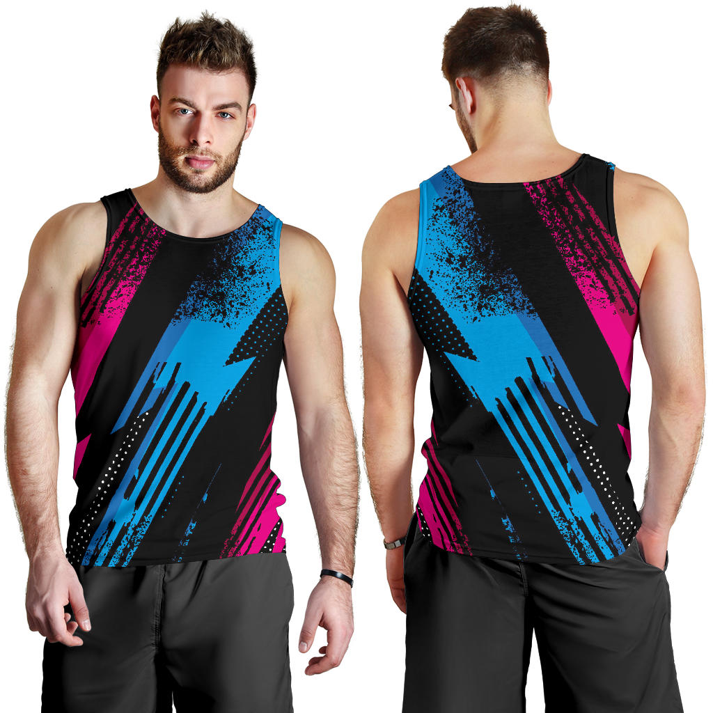 Colorful Racing Style Men's Tank Top – This is iT Original