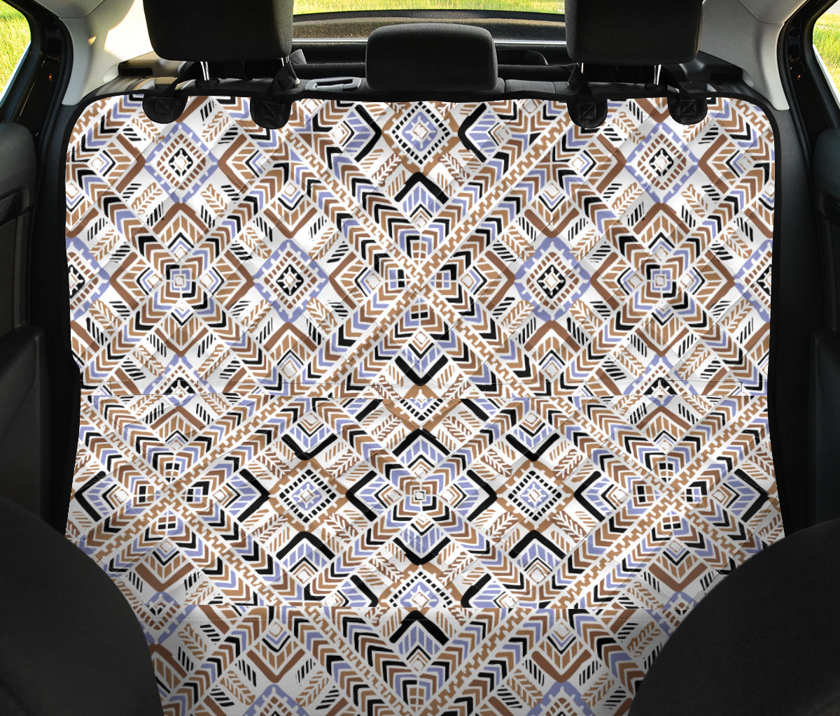 Bohemian Print Pattern Pet Car Seat Cover