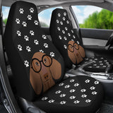 Amazing Black Wiener Car Seat Cover