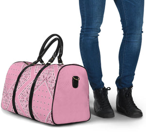 Lovely Pink Bandana Style Travel Bag