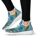 Blue Marble Dream Mesh Knit Sneakers