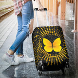 Glittering Butterfly Luggage Cover