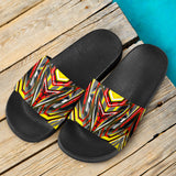 Racing Army Style Wild Red & Grey Vibes Slide Sandals