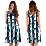 Blue Hearts Women's Dress