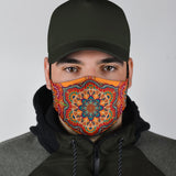 Bestseller Orange Art Mandala Design Protection Face Mask