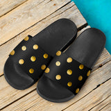 Luxury Golden Dots Slide Sandals