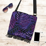Purple Wild Jungle Crossbody Boho Handbag