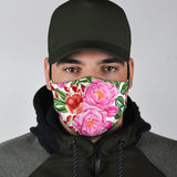 Colorful Wild Flowers Design Protection Face Mask