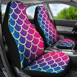 Rainbow Fish Scale Car Seat Cover