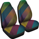 Party Lights On Car Seat Cover