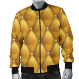 Exclusive Golden Pattern Men's Bomber Jacket