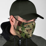 Luxury Green Army Style Protection Face Mask