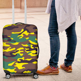 Yellow Neon Army Luggage Cover