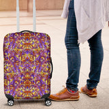 Psychedelic Orange Luggage Cover