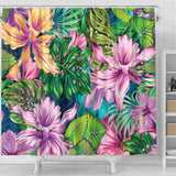 Tropical Orchid Shower Curtain
