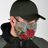 Top Style Red Flowers Protection Face Mask
