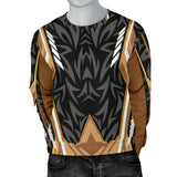 Racing Style Brown & Black Colorful Vibe Men's Sweater