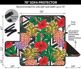 Summer Pineapple Love 70'' Sofa Protector